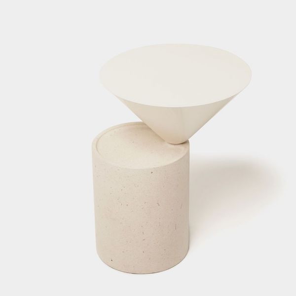 table d'appoint laurel blanc by de la espada