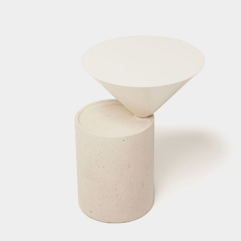 table d'appoint laurel blanc by de la espada