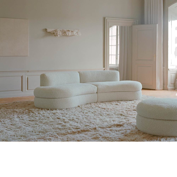 Coda Ottoman Round New Works | Chiara Colombini
