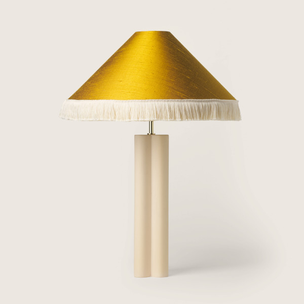 Bold & Panache Silk Shade Lamp with Fringe | Chiara Colombini