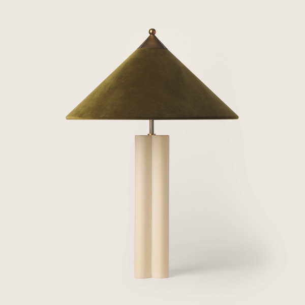 Lampe Raw Ceramic & Velvet | Chiara Colombini