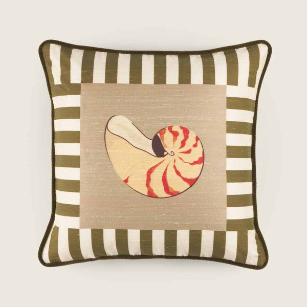 COUSSIN FIBONACCI Vert Sauge by Bold and Panache