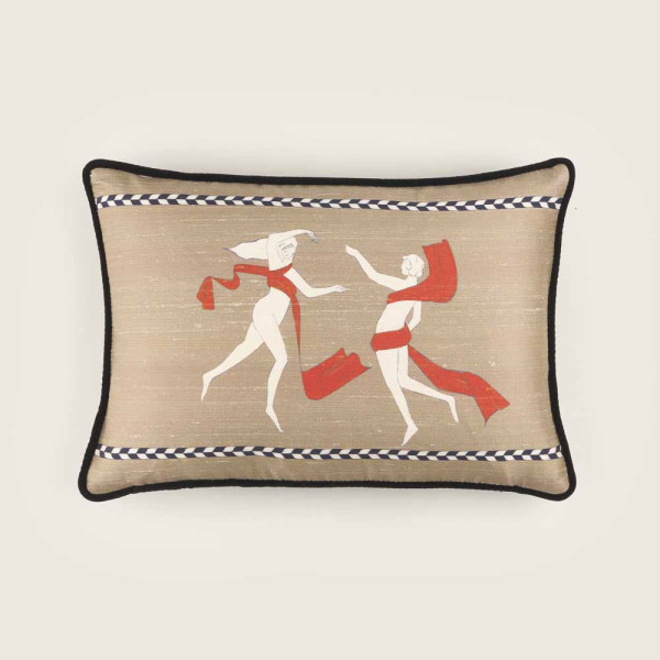 PAS DE DEUX CUSHION Sand by Bold and Panache