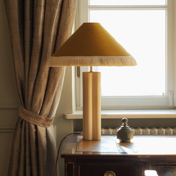 Lampe Silk Shade With Fringe Bold & Panache | Chiara Colombini