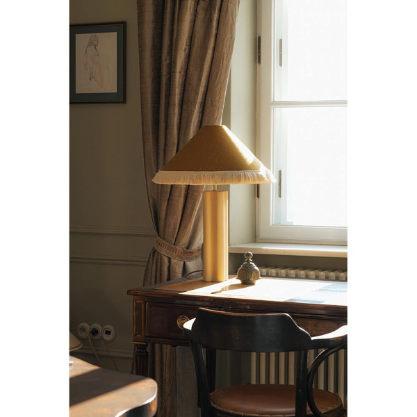Lampe Silk Shade With Fringe Bold & Panache | Chiara Colombini