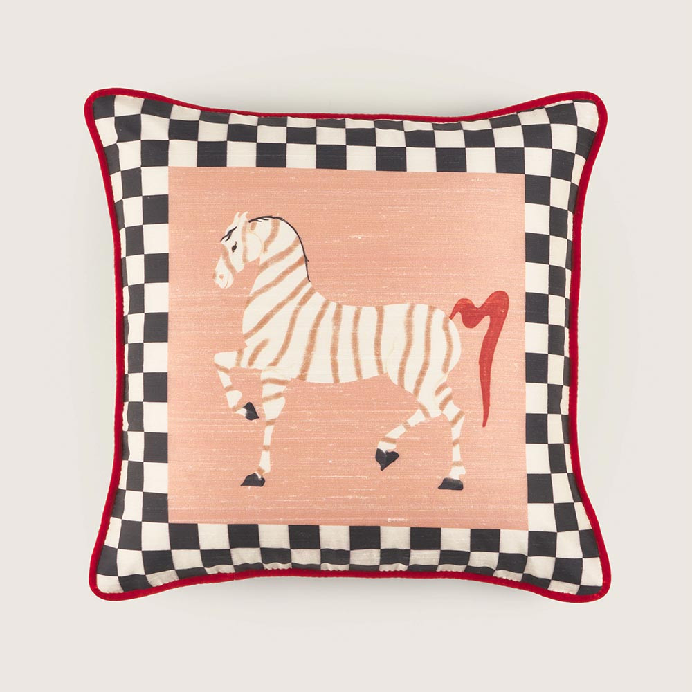 COUSSIN SAFARI CLUB by Bold and Panache Vieux Rose