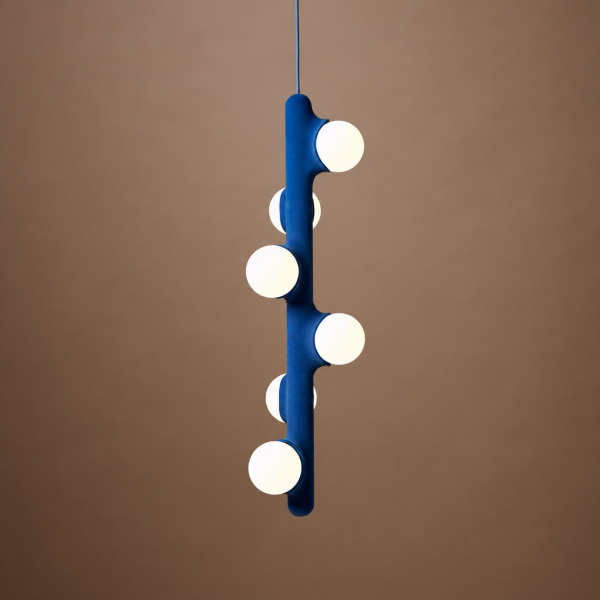 Velvet Prickly Pear Chandelier, Mickaël Koska | Chiara Colombini