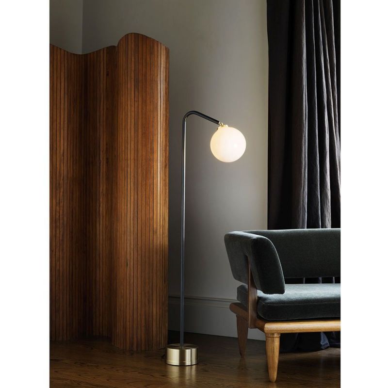 Oscar floor light styled in an interior by cto lightning