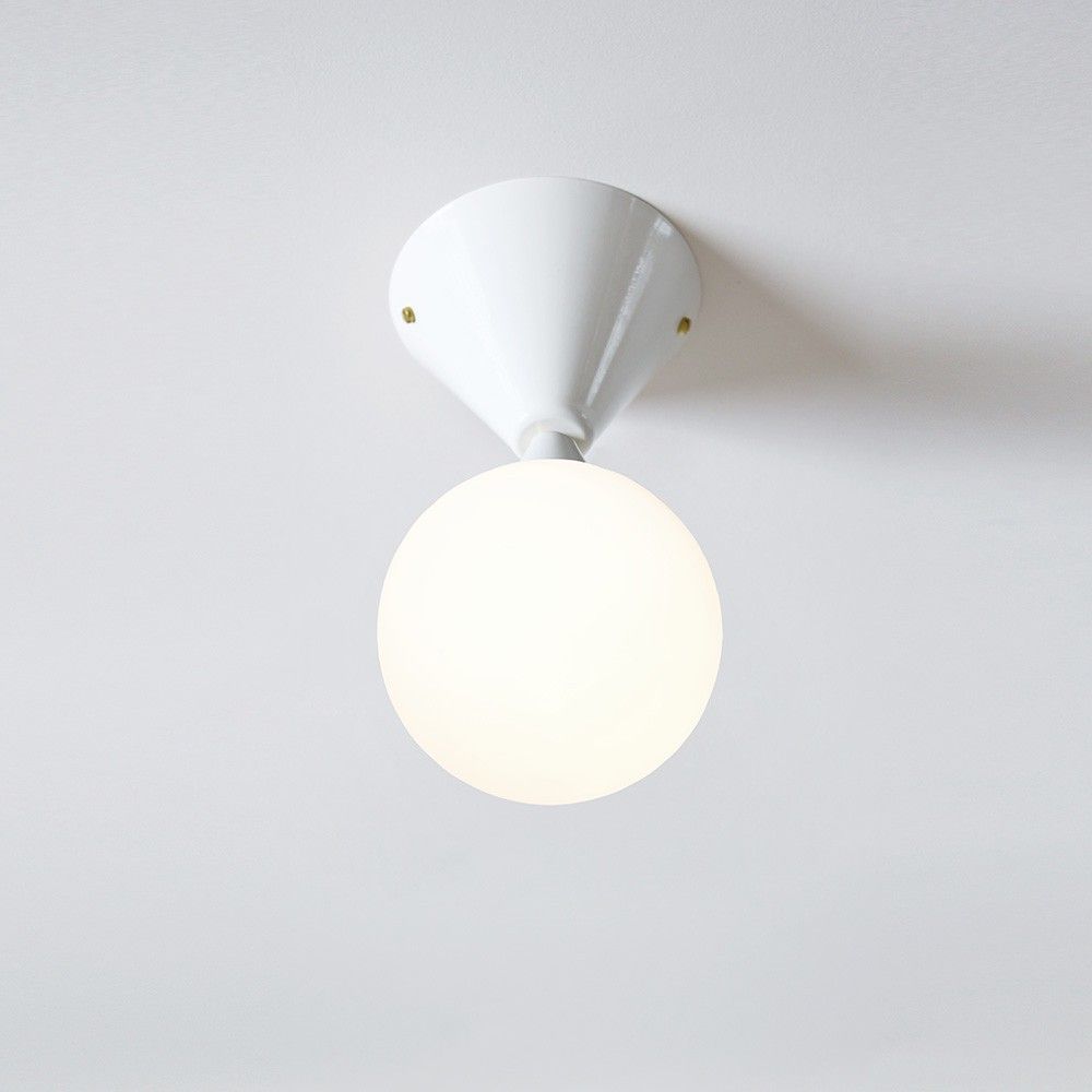 cone &sphere ceiling light by areti