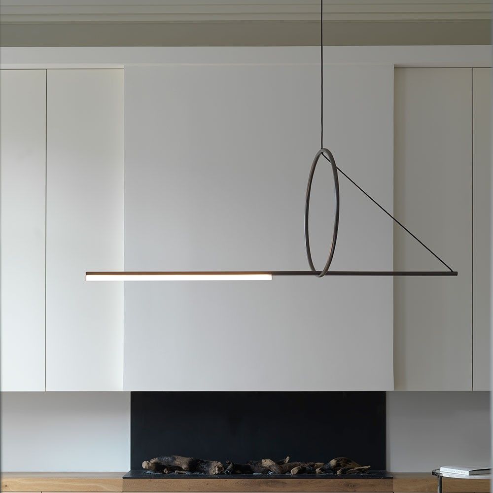 SUSPENSION CERCLE & TRAIT by CVL Luminaires