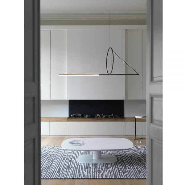 SUSPENSION CERCLE & TRAIT by CVL Luminaires mise en scene