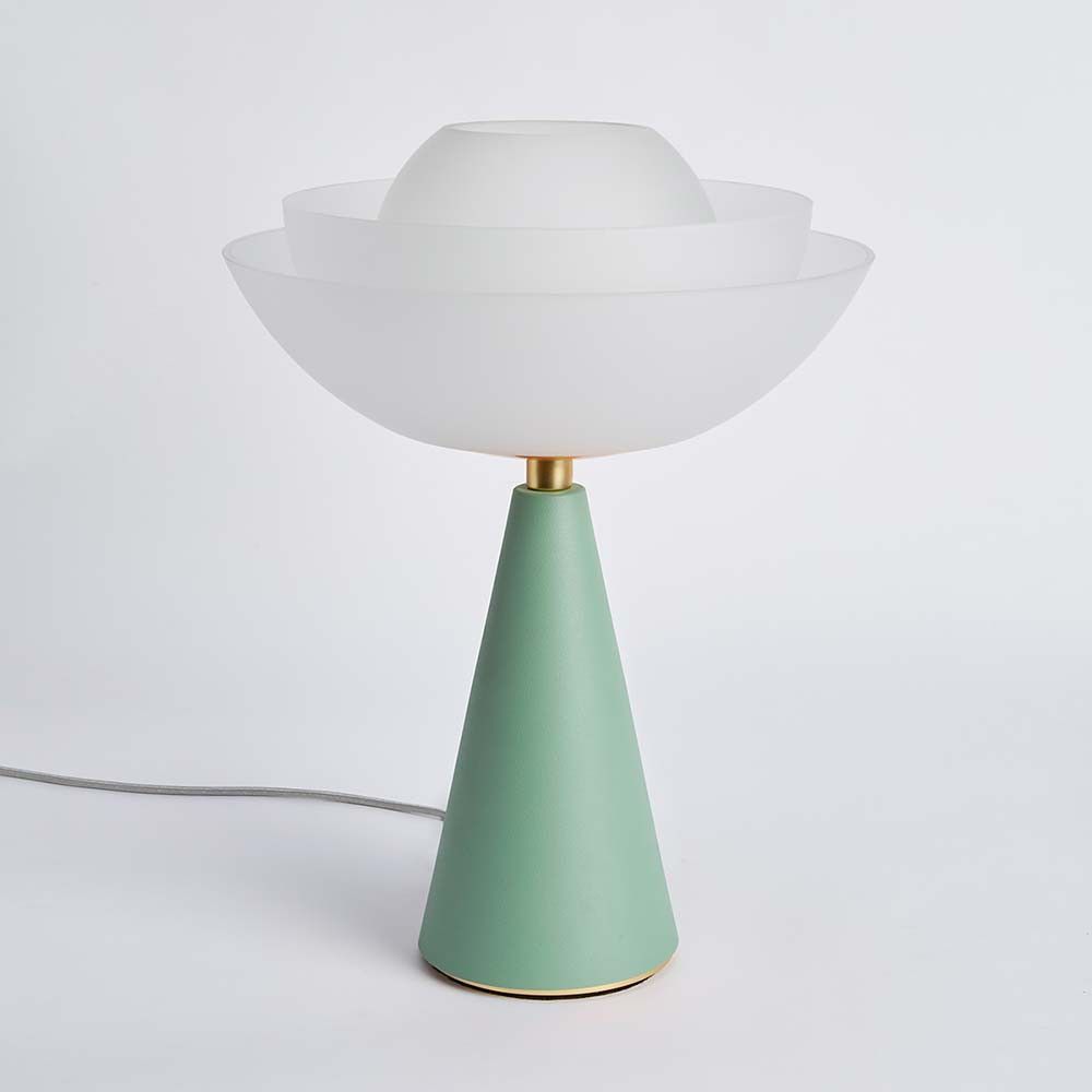 Maison Editions lampe Lotus vert