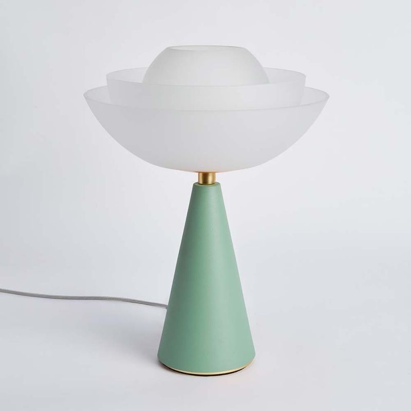 Maison Editions lampe Lotus vert