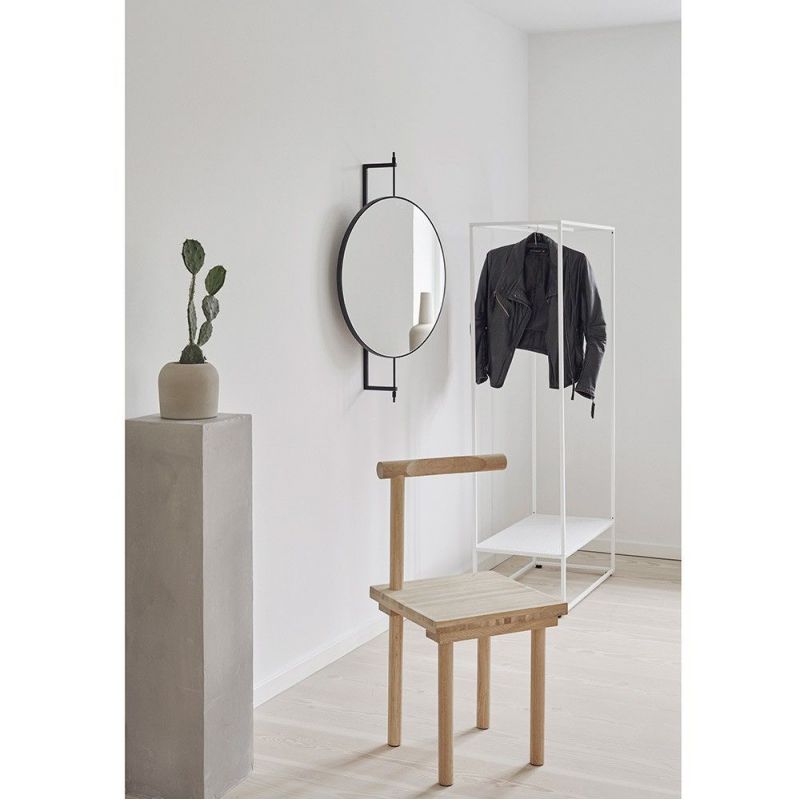 miroir mural rotatif noir kristina dam mis en scène