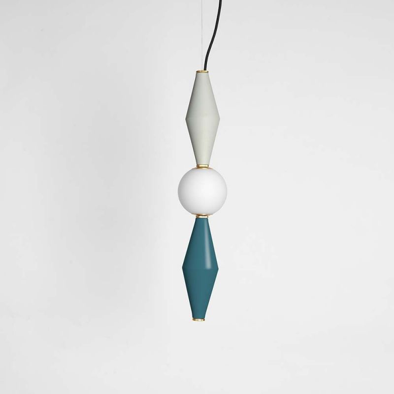 Suspension Gamma D bleu gris