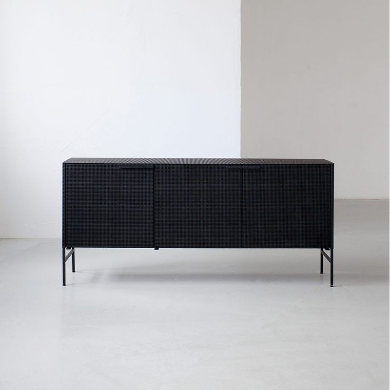 Black Grid Sideboard by Kristina Dam