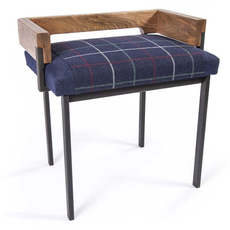 arms stool styled in an interior by charlotte besson oberlin