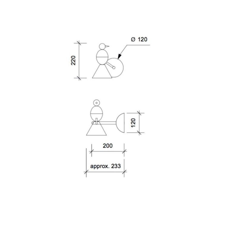 applique alouette plan