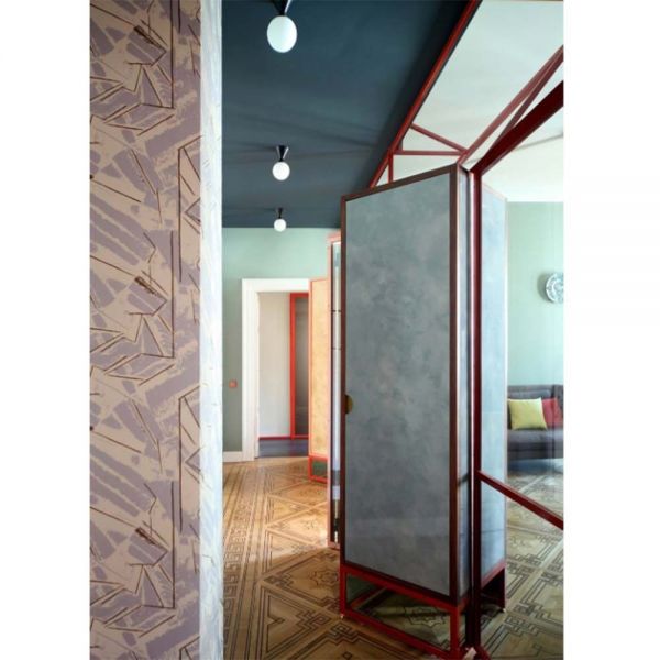 cone & sphere ceiling light styled in an interior by areti