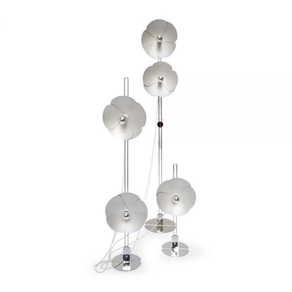 floor light 2093-150 white background by disderot