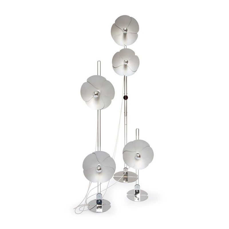 floor light 2093-150 white background by disderot