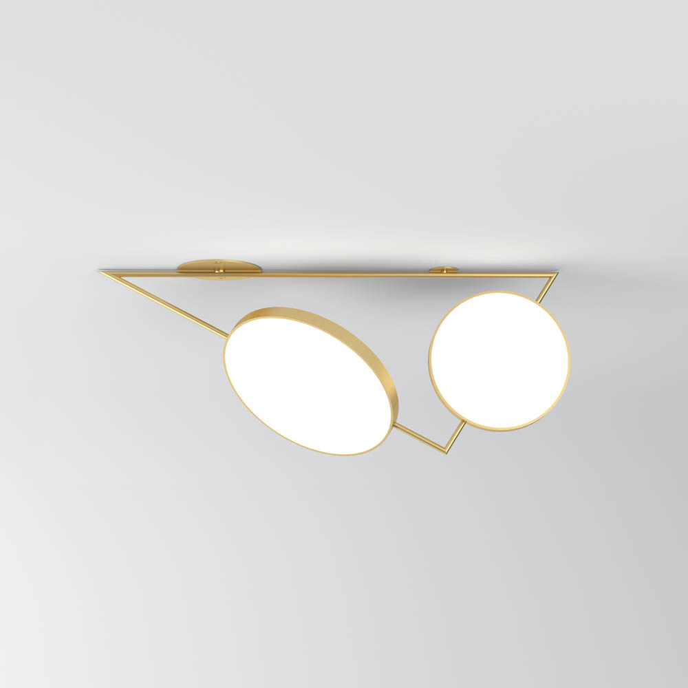 triangle variations ceiling light by atelier areti
