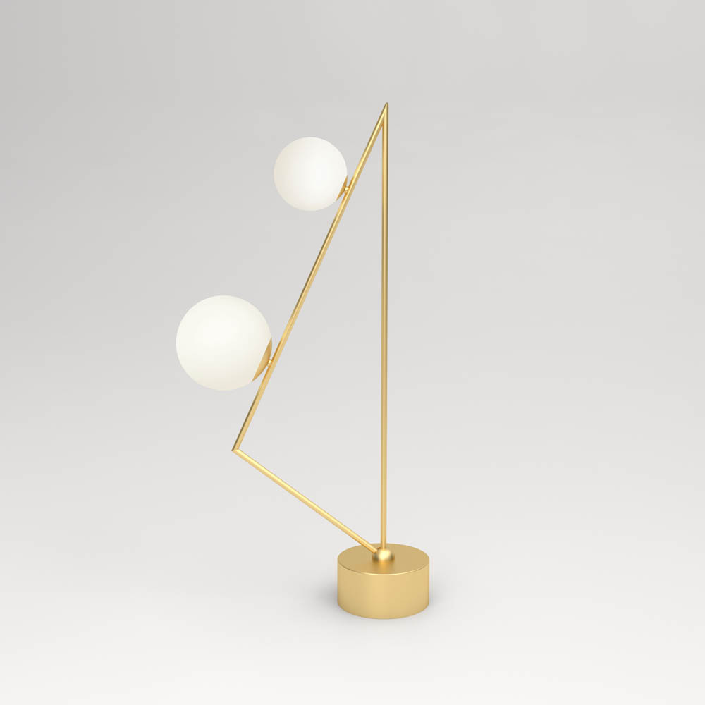 triangle girlande floor light by atelier areti
