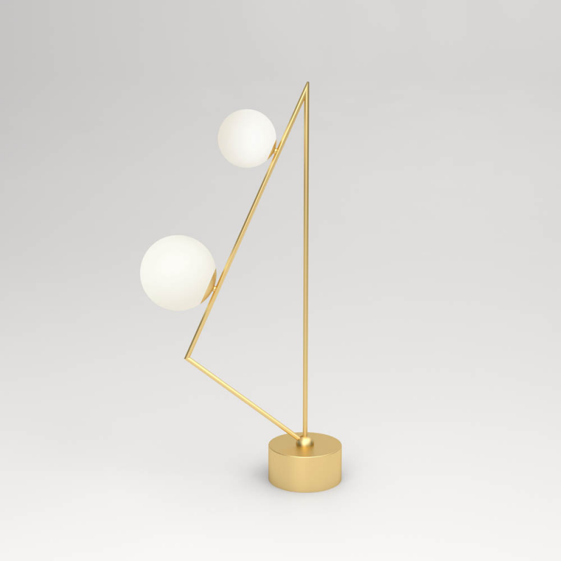 triangle girlande floor light by atelier areti