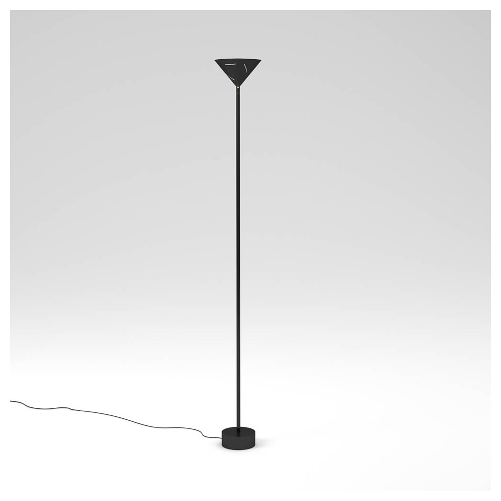 silver floor lamp white background by atelier Areti