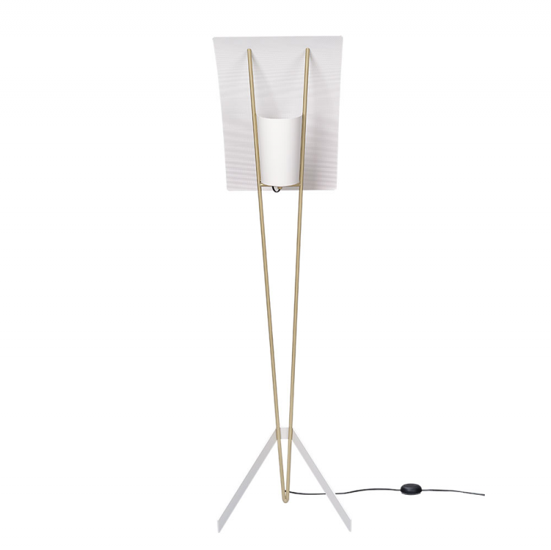 Lampadaire G30 blanc, Sammode
