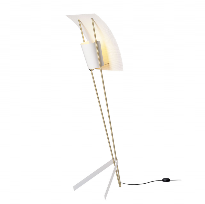 Lampadaire G30 blanc, Sammode