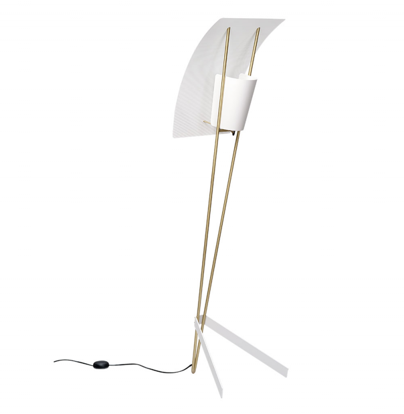Lampadaire G30 blanc, Sammode