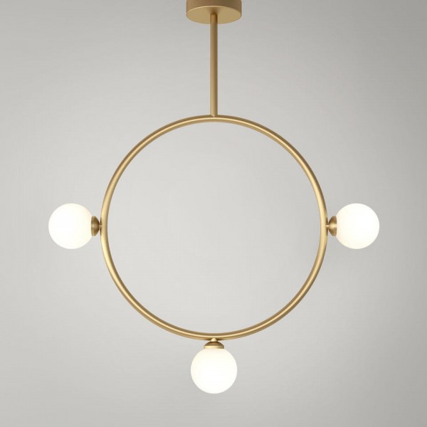 circle ceiling light by atelier Areti
