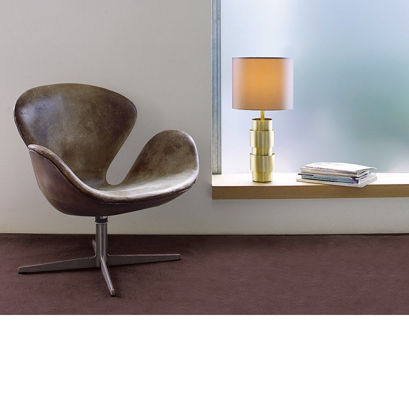 Ring lamp CTO lighting in brass styled in living room