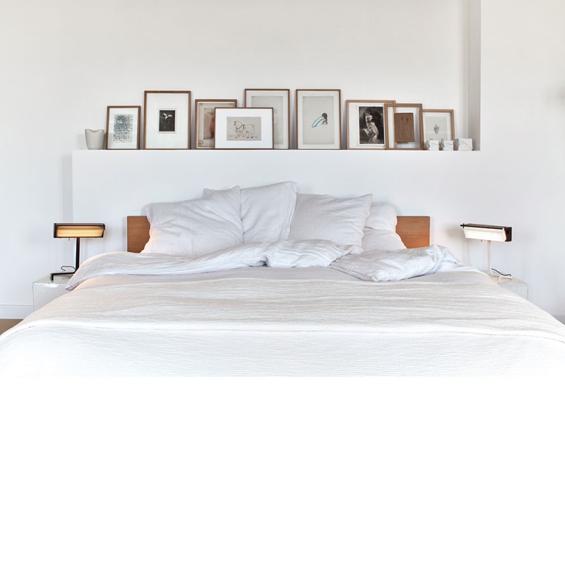 Biny table lamp DCW Editions in bedroom