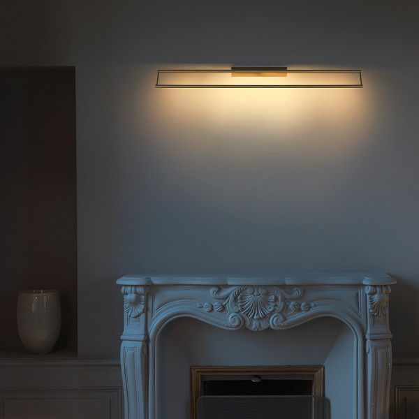 Link wall light by CVL Luminaires styled in an interior setting