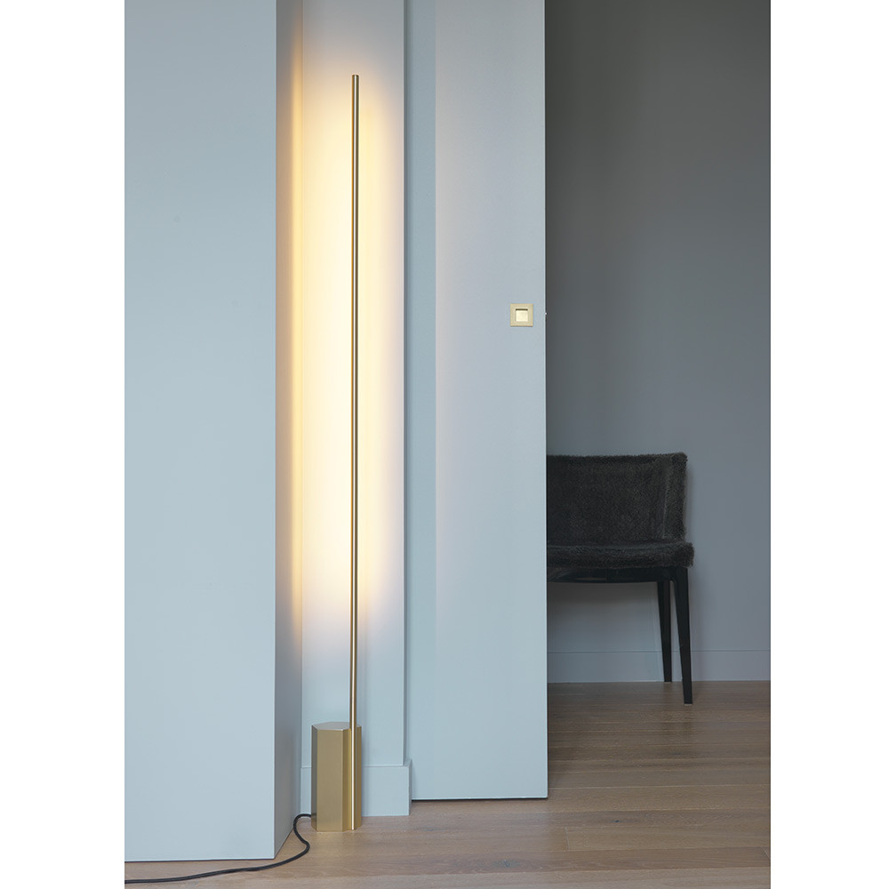 Link floor lamp CVL Luminaires styled in interior setting