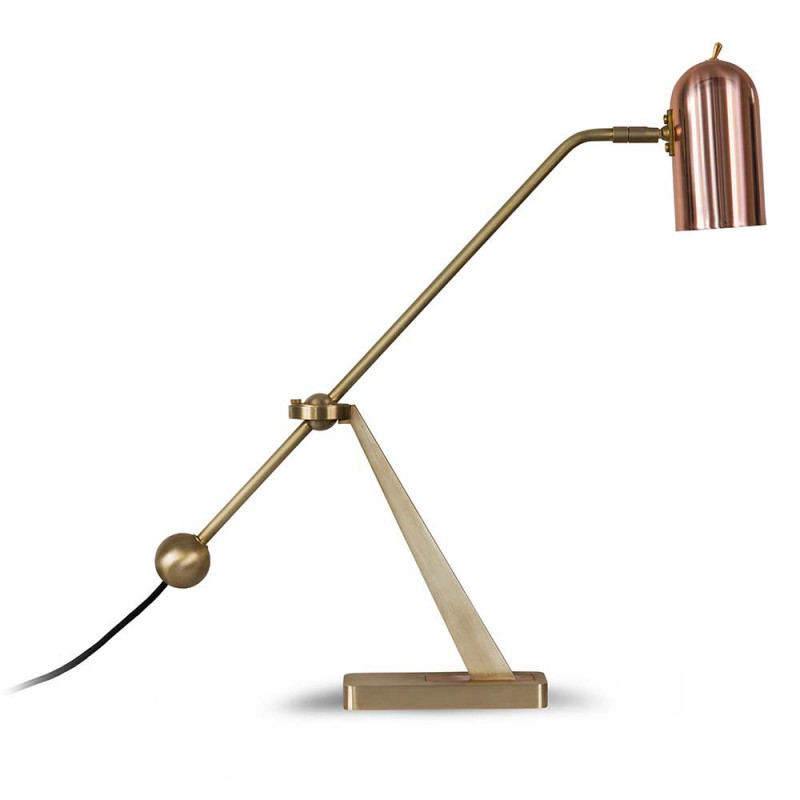 Lampe de table Stasis cuivre