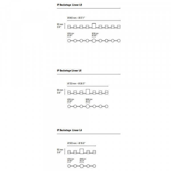 Specifications - IP Backstage wall light CVL Luminaires