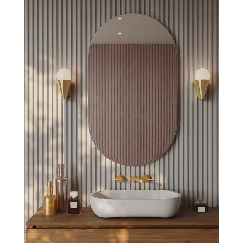 Applique IP Cornet by VCL Luminaires dans la salle de bain