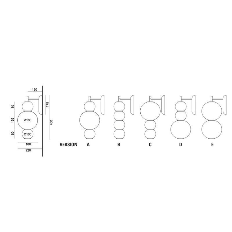 Applique Pearls mesures