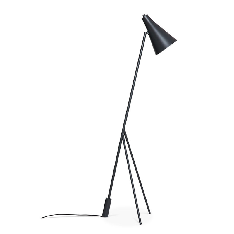 Lampadaire Hunter noir