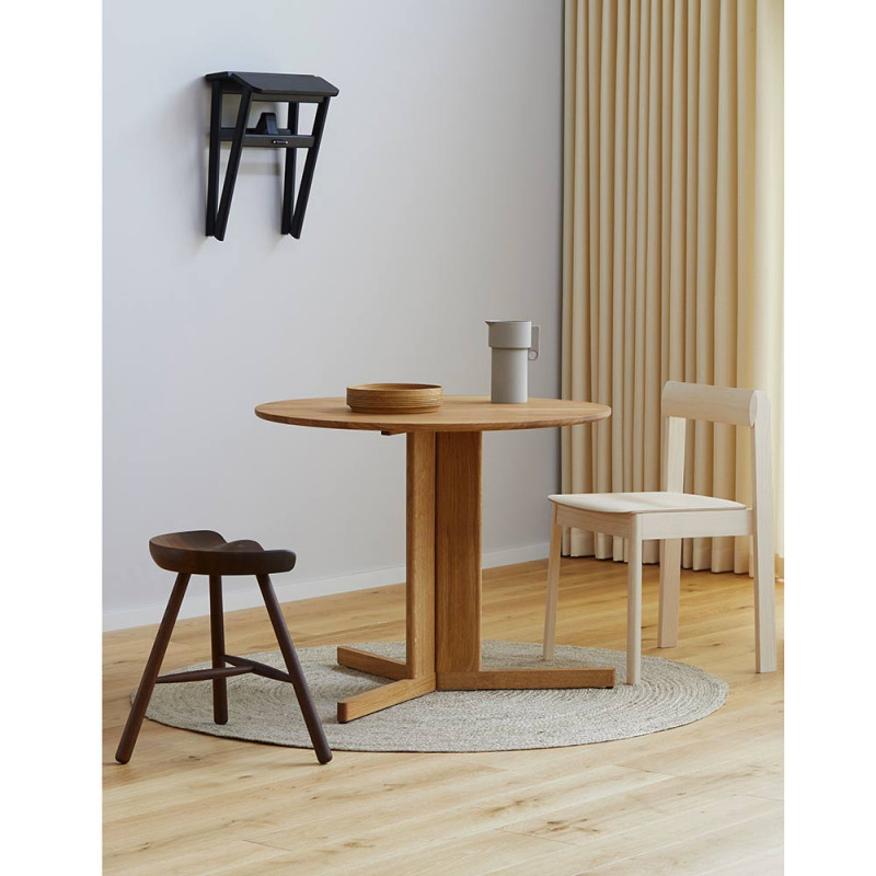 table trefoil chêne