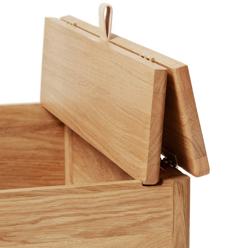 A line storage bench 68 chêne de près