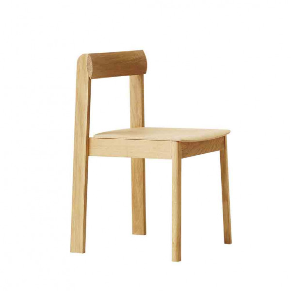 Chaise Blueprint Form & Refine chêne huilé blanc