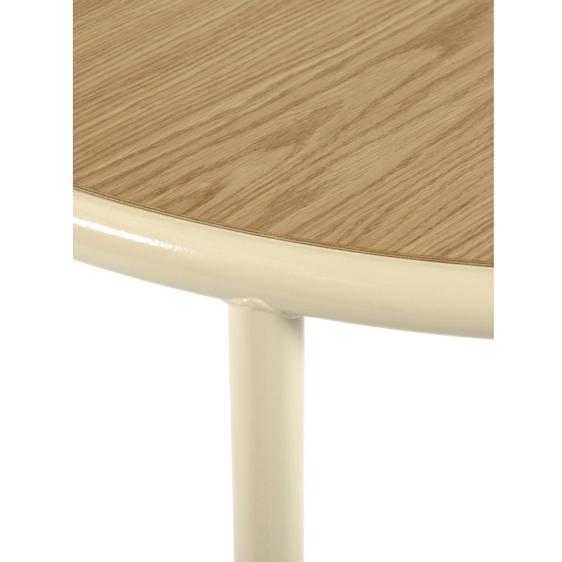 TABLE WOODEN by Valerie Objects ivoire detail