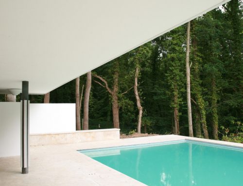 The Alvar Aalto swimming pool, Maison Louis Carré
