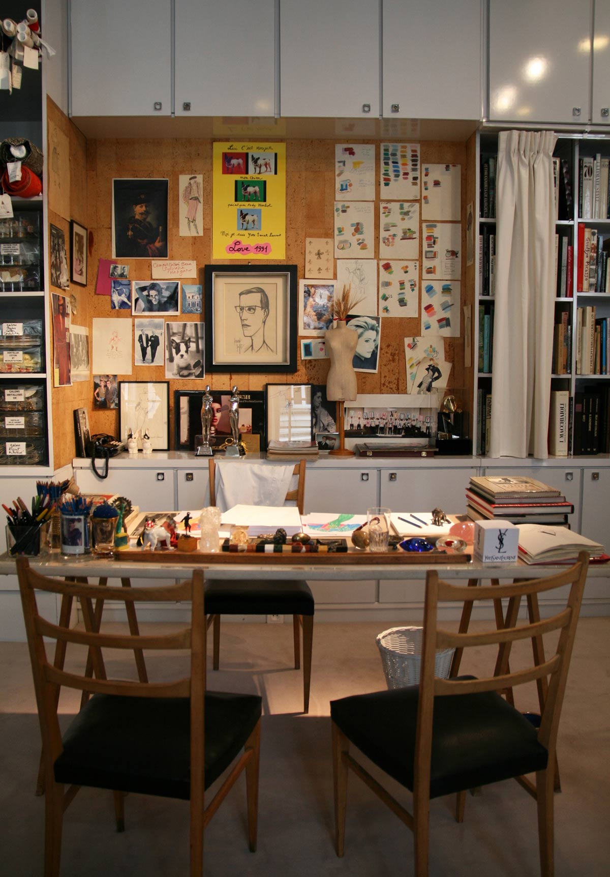 Yves Saint Laurent's Studio