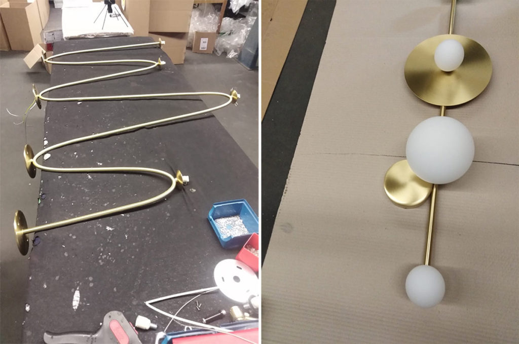 Atelier Areti - fabrication des luminaires