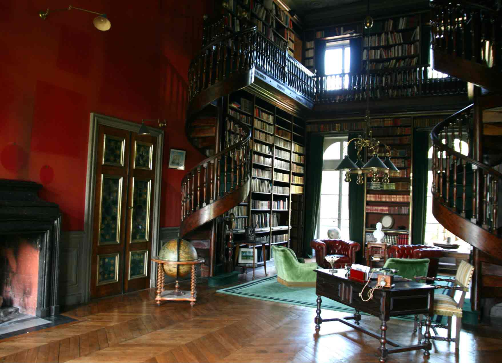 Chateau-de-Groussay-Bibliothèque